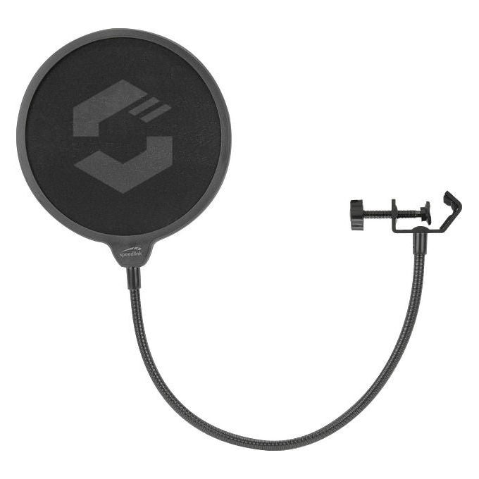 Speedlink SL-800010-BK VOLITY READY Microfono Studio con Braccio Regolabile e Accessori per Streaming 96kHz 24bit colore Nero