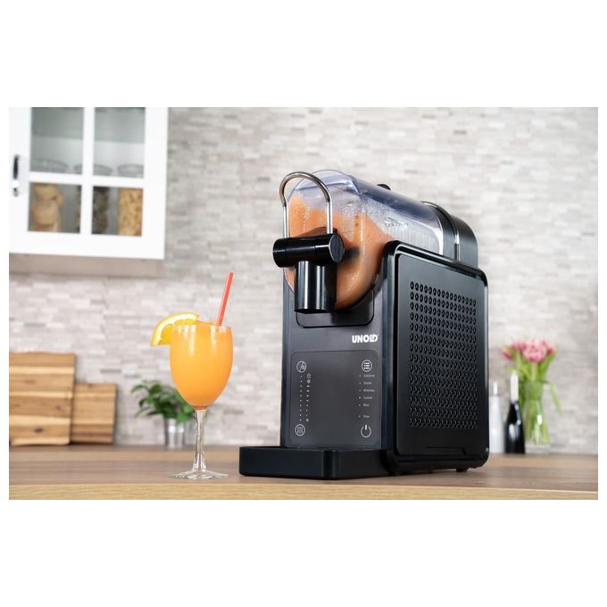 Unold SLUSH-EISMASCHINE STELLA 48949 Gelatiera compressore 190 W preparazione slushie milkshake sorbetto colore Nero
