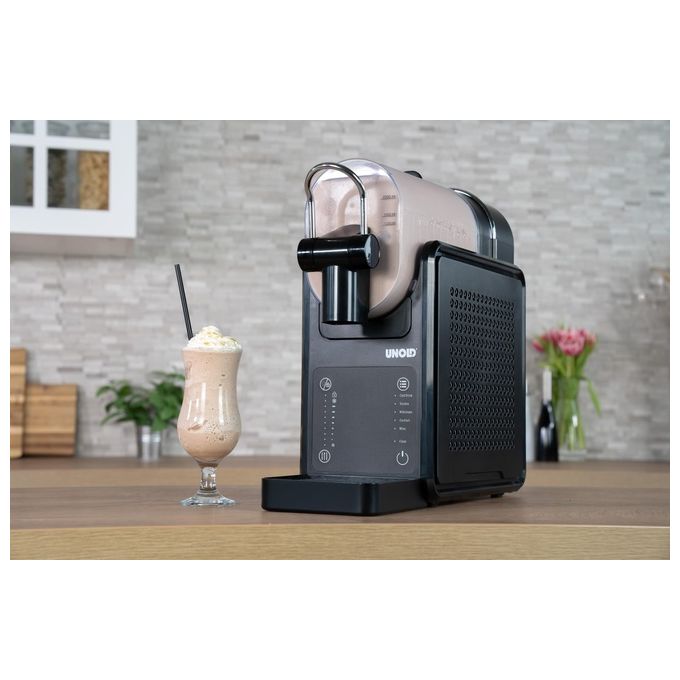 Unold SLUSH-EISMASCHINE STELLA 48949 Gelatiera compressore 190 W preparazione slushie milkshake sorbetto colore Nero