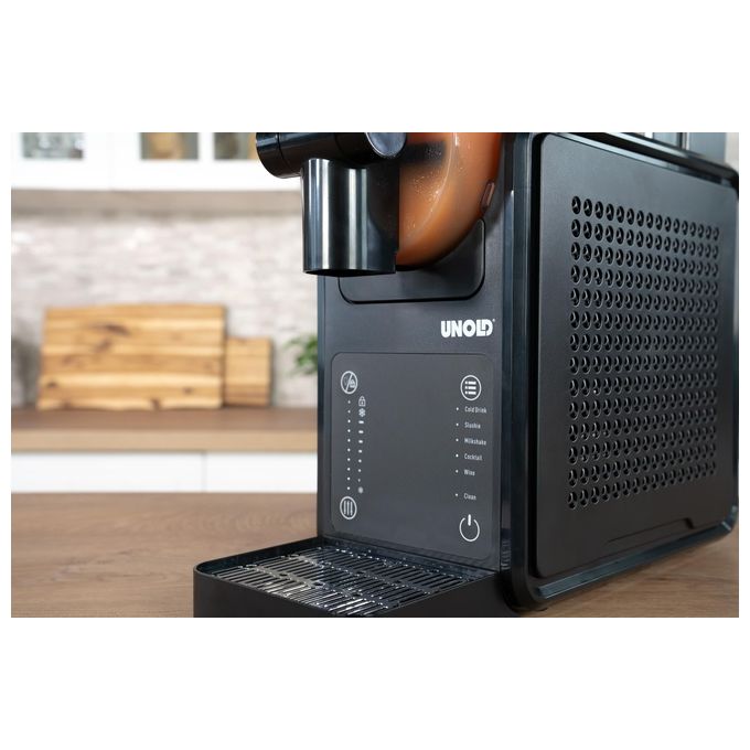 Unold SLUSH-EISMASCHINE STELLA 48949 Gelatiera compressore 190 W preparazione slushie milkshake sorbetto colore Nero