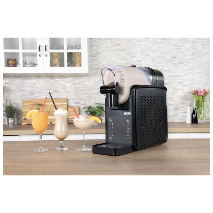 Unold SLUSH-EISMASCHINE STELLA 48949 Gelatiera compressore 190 W preparazione slushie milkshake sorbetto colore Nero