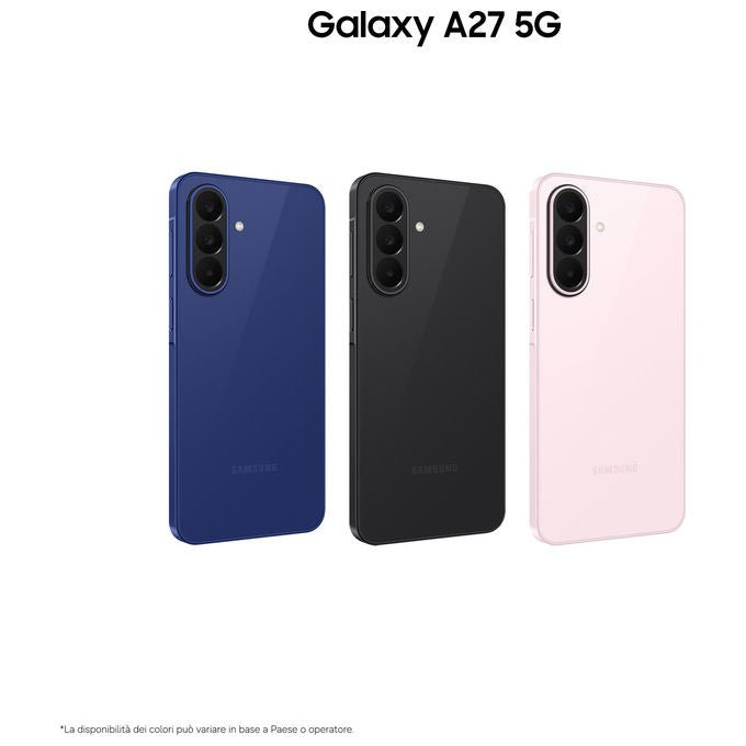 Samsung SM-A276BZKBEUE Galaxy A27 Smartphone 5G 6GB 128GB Display Super AMOLED 120Hz colore Nero