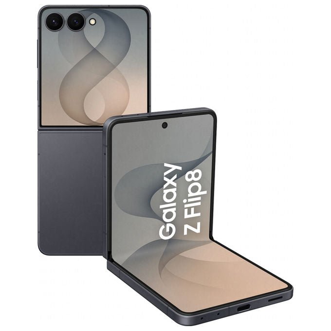 Samsung SM-F776BZKHEUE Galaxy Z Flip8 Smartphone 512GB RAM 12GB 5G Fotocamera 50MP colore Graphite