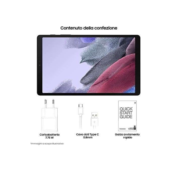 Samsung Galaxy Tab A7 Lite 8.7'' 3Gb 32Gb WiFi Grigio Italia