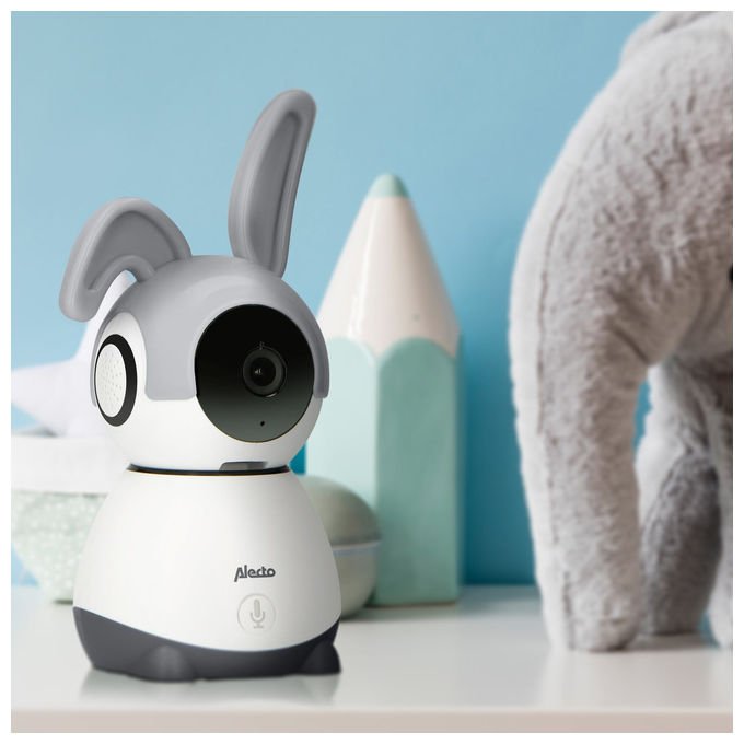 Alecto SMARTBABY10 Baby monitor con fotocamera Wi-Fi Full HD 1920x1080p con visione notturna comunicazione bidirezionale sensore temperatura umidita' colore Bianco