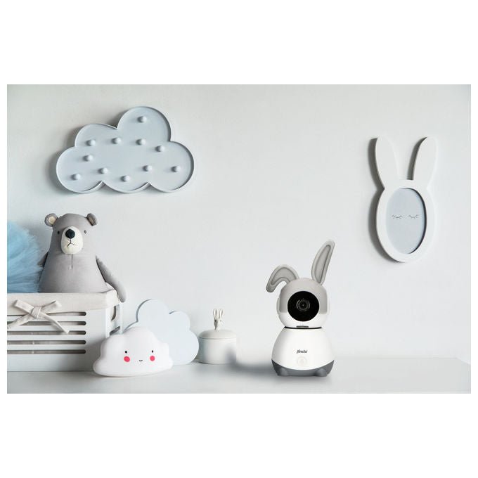Alecto SMARTBABY10 Baby monitor con fotocamera Wi-Fi Full HD 1920x1080p con visione notturna comunicazione bidirezionale sensore temperatura umidita' colore Bianco