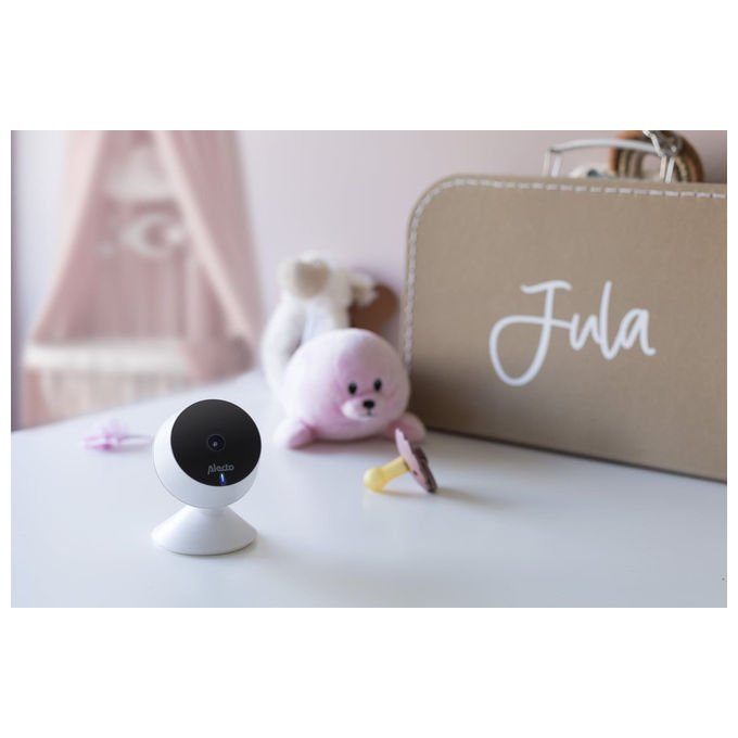 Alecto SMARTBABY5 Telecamera Wi-Fi per Bambini 1920 x 1080 px Comunicazione Bidirezionale Avvisi Movimento e Suono colore Bianco