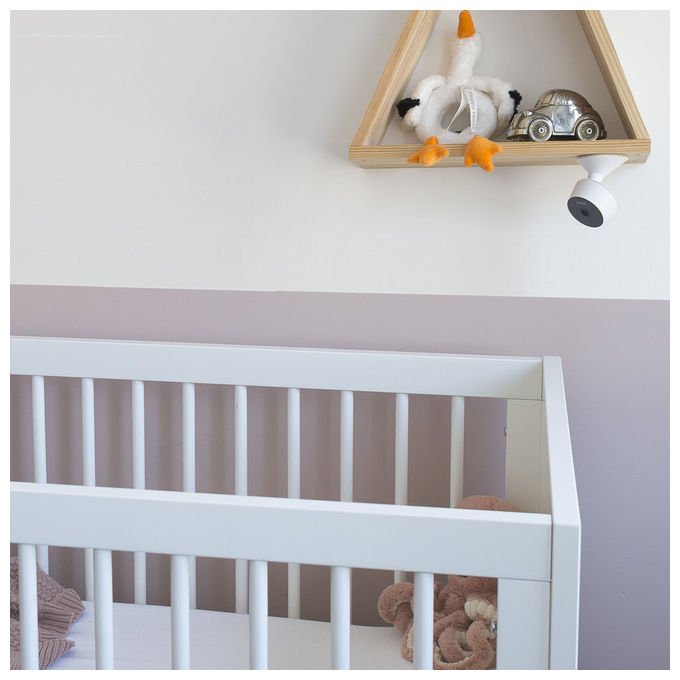 Alecto SMARTBABY5 Telecamera Wi-Fi per Bambini 1920 x 1080 px Comunicazione Bidirezionale Avvisi Movimento e Suono colore Bianco
