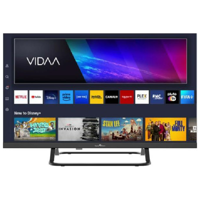Smart tech 24HV02V Smart TV 24 Pollici HD Ready Display LED Sistema Vidaa colore Nero