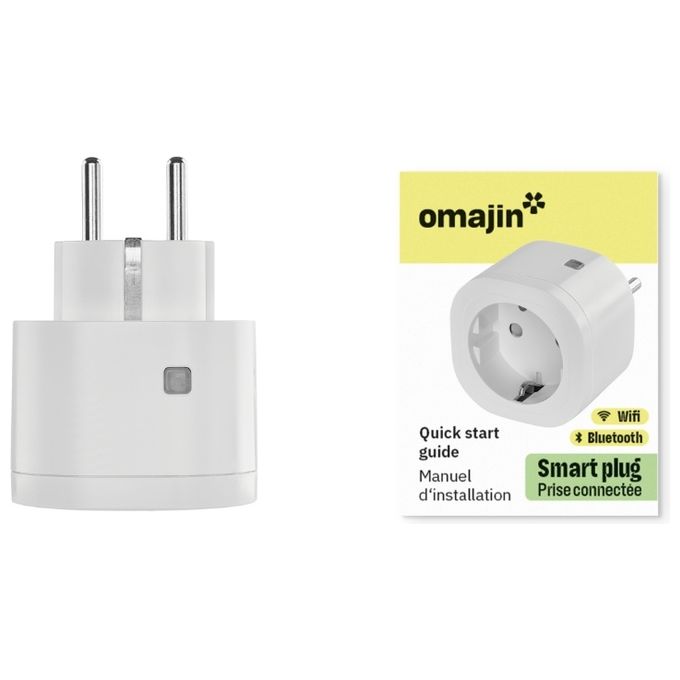 OMAJIN by Netatmo Presa Intelligente, Timer, Monitoraggio Consumo, Controllo Remoto, Spegnimento Ritardato, Risparmio Energetico, Wi-Fi 2.4Ghz-Bluetooth, 16A-3680W, OSP-SK