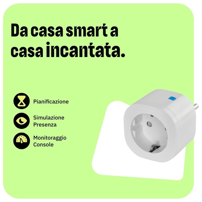 OMAJIN by Netatmo Presa Intelligente, Timer, Monitoraggio Consumo, Controllo Remoto, Spegnimento Ritardato, Risparmio Energetico, Wi-Fi 2.4Ghz-Bluetooth, 16A-3680W, OSP-SK