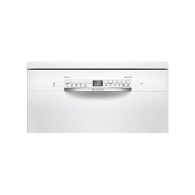 Bosch Serie 2 SMS2HTW02E Lavastoviglie a libera installazione con top removibile 13 coperti Classe D Rumorosita' 46 dB 5 programmi Home Connect 60 cm Bianco