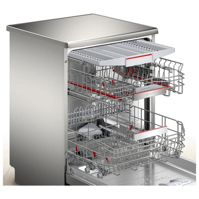 Bosch, Lavastoviglie a Libera Installazione, 14 Coperti, Acciaio Inox, Serie 6 SMS6ZCI49E