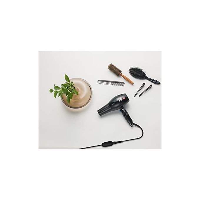 Solis Swiss Perfection 360 Ionic Pro Asciugacapelli Professionale Nero