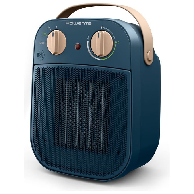 Rowenta SO8230F0 My Nomad Riscaldatore ambiente elettrico con ventilatore 1800 W per stanze fino a 25 m² termostato regolabile 3 velocita' colore Blu