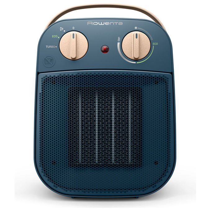 Rowenta SO8230F0 My Nomad Riscaldatore ambiente elettrico con ventilatore 1800 W per stanze fino a 25 m² termostato regolabile 3 velocita' colore Blu