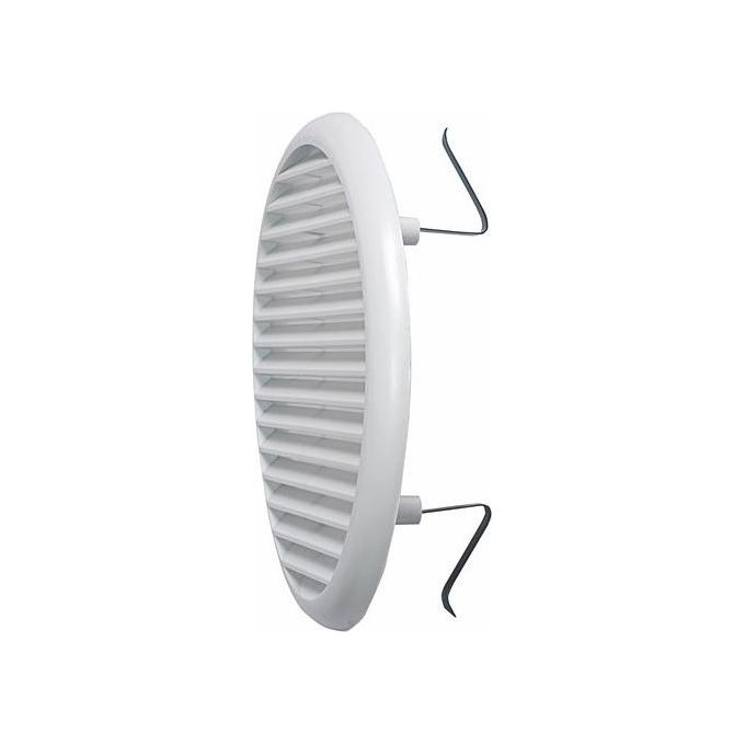 Idro Bric Griglia Aerazione Universale in Plastica Bianca con Molle 140mm