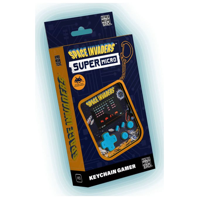 Blaze Evercade, Super Micro Space Invaders, Console Portatile, Gioco Portachiavi