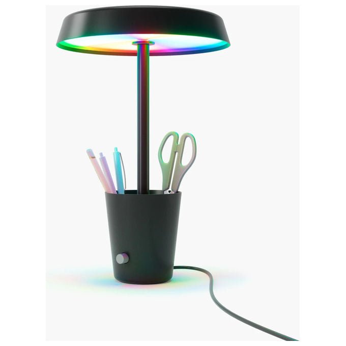 Nanoleaf SQUB0300-1CUP Lampada da tavolo intelligente Wi-Fi 16 milioni di colori 320 lm 2700K-6500K colore Nero