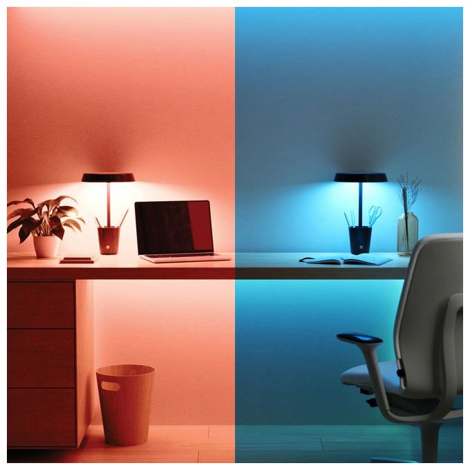 Nanoleaf SQUB0300-1CUP Lampada da tavolo intelligente Wi-Fi 16 milioni di colori 320 lm 2700K-6500K colore Nero