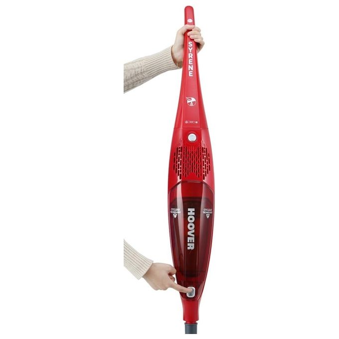 Hoover SR71_SB02 011 Syrene Scopa Elettrica con Filo Capacita' 0,7 Litri Potenza 700 W Tecnologia Cyclean Rosso