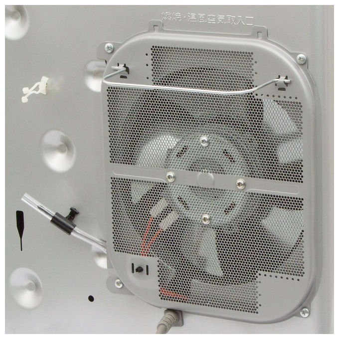 Qlima SRE3531TC-2 SRE 3531 TC-2 Riscaldatore ambiente elettrico con ventilatore Potenza termica 3100 W Adatto per stanze fino a 120 m³ colore Argento