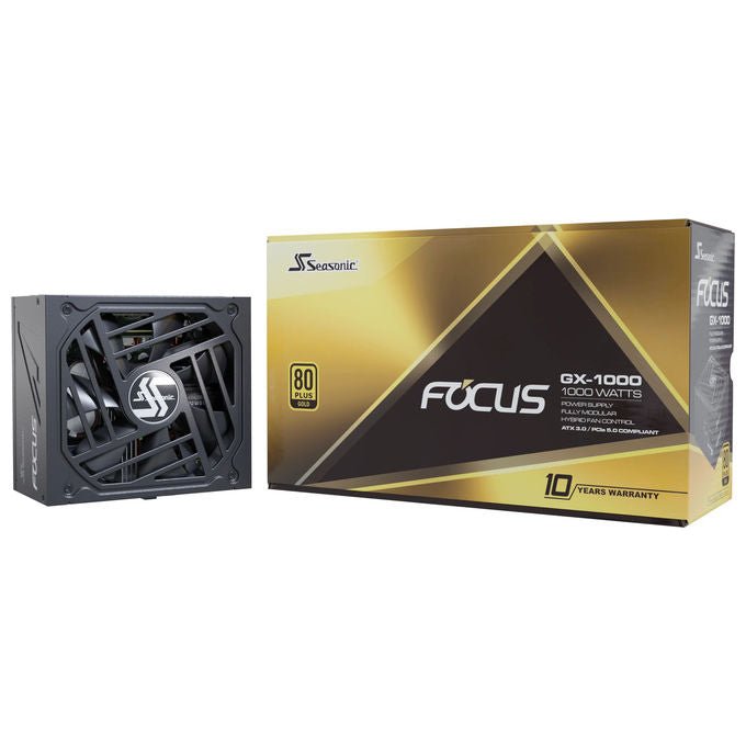 Seasonic FOCUS-GX-1000-V4 Alimentatore 1000W 80 PLUS Gold Full Modular ATX3.1 colore Nero