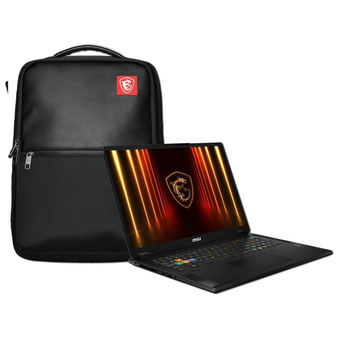 MSI STEALTH A18 AI+ A3XWHG-015IT Notebook Gaming 18'' QHD+ 240Hz AMD Ryzen AI 9 370 32GB DDR5 2TB SSD NVMe PCIe Gen4 NVIDIA GeForce RTX 5070 Ti 12GB colore Nero