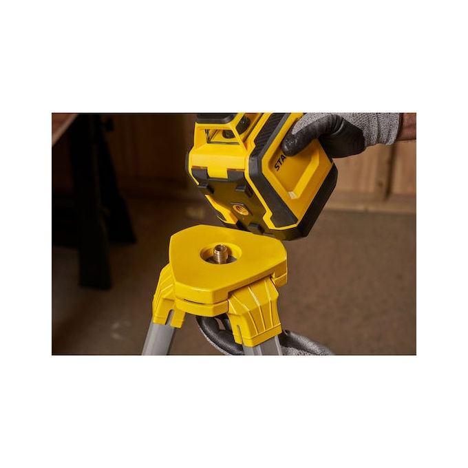 Stanley STHT77616-0 FATMAX Livella lineare laser 2 raggi portata 30 m precisione 2 mm-m autolivellante 3° colore Giallo
