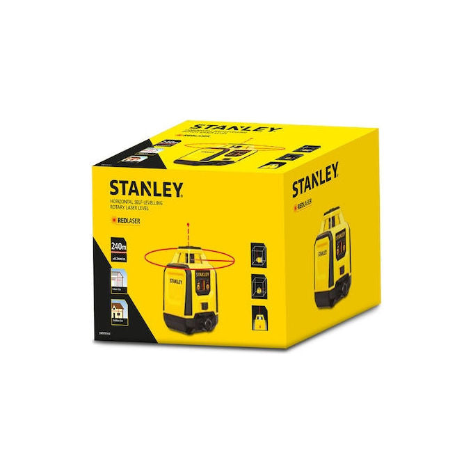 Stanley STHT77616-0 FATMAX Livella lineare laser 2 raggi portata 30 m precisione 2 mm-m autolivellante 3° colore Giallo