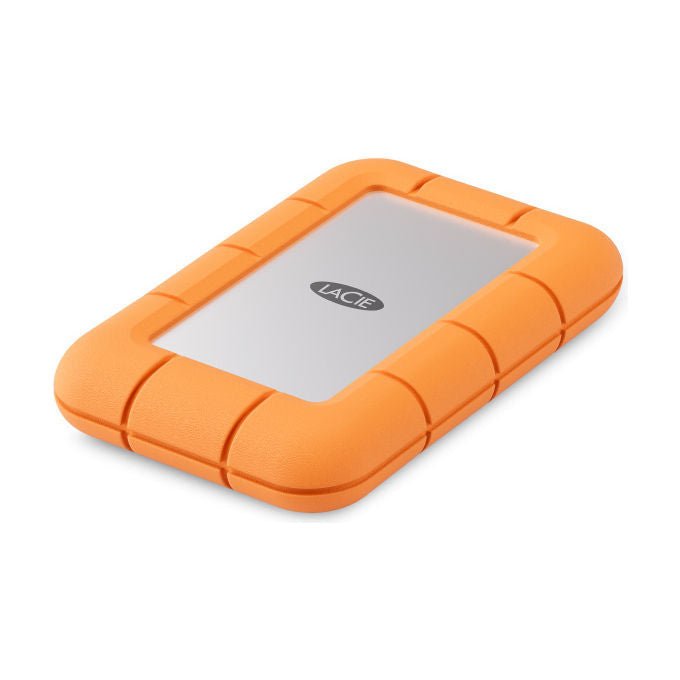 LaCie STND1000400 Rugged SSD4 SSD Esterno 1 TB USB-C fino a 4000 MB-s colore Grigio Arancione