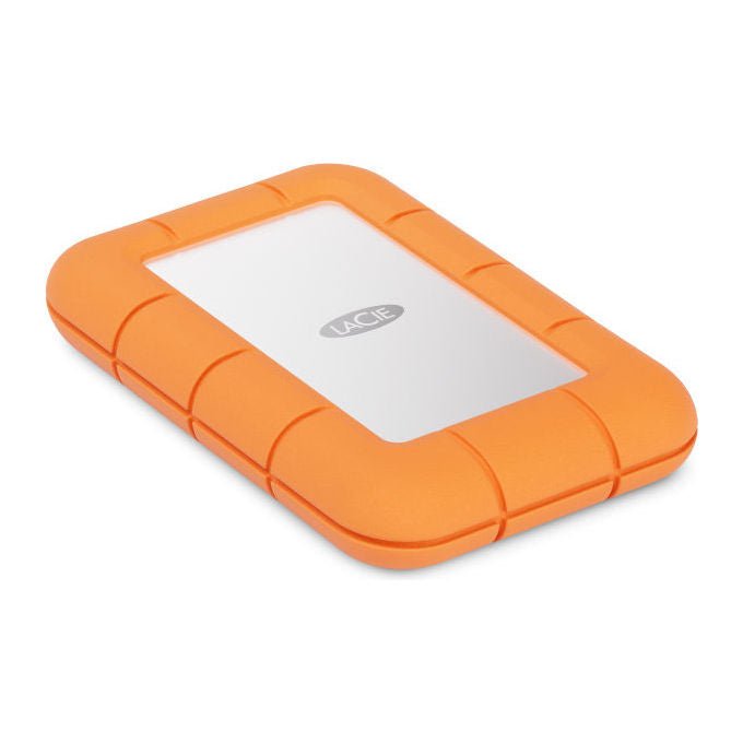 LaCie STND1000400 Rugged SSD4 SSD Esterno 1 TB USB-C fino a 4000 MB-s colore Grigio Arancione