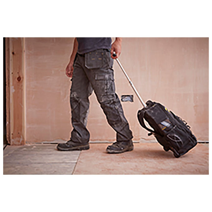 Stanley STST83307-1 Cassetta per Attrezzi con Tasche con Cerniera e Tracolla colore Nero Giallo