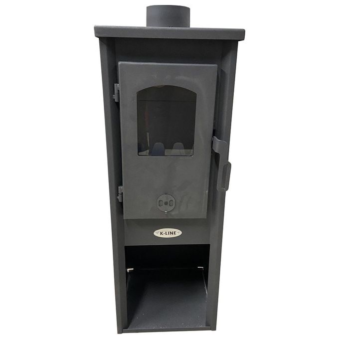 K-Line Stufa Karso Antracite 7Kw Volume Riscaldabile 140mc