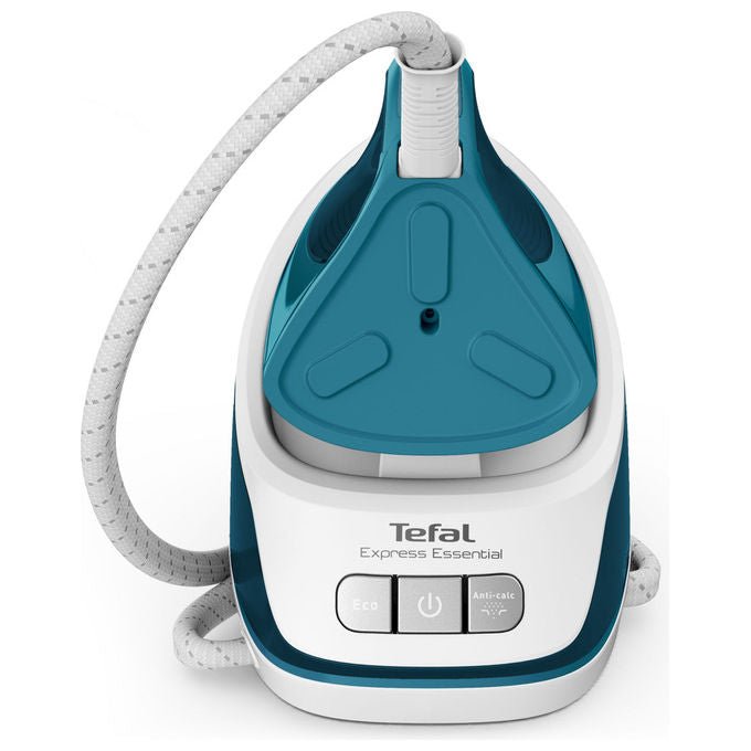 Tefal SV6115E0 Express Essential Ferro da stiro a caldaia 2200 W 1 4 L 110 g min 5 bar con vapore verticale e modalita' ECO colore Grigio Bianco