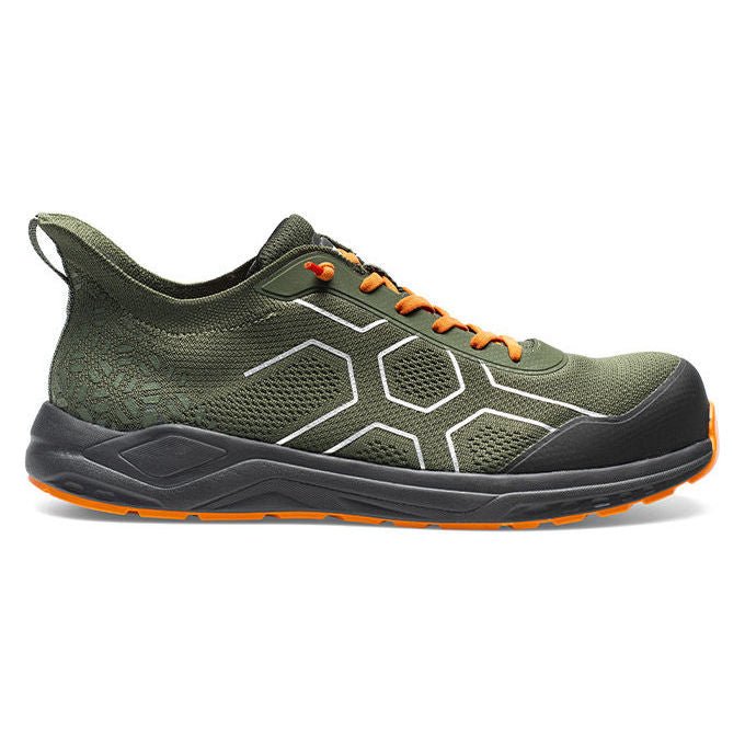 Sottozero SZ500 Flexifly Scarpe Antinfortunistiche S1PS ESD FO SR HRO Puntale Fibra di Carbonio Taglia 44 colore Verde Arancio