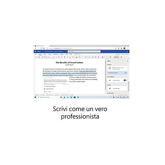 Microsoft Office 2021 Home and Business Full 1 Licenza ITA