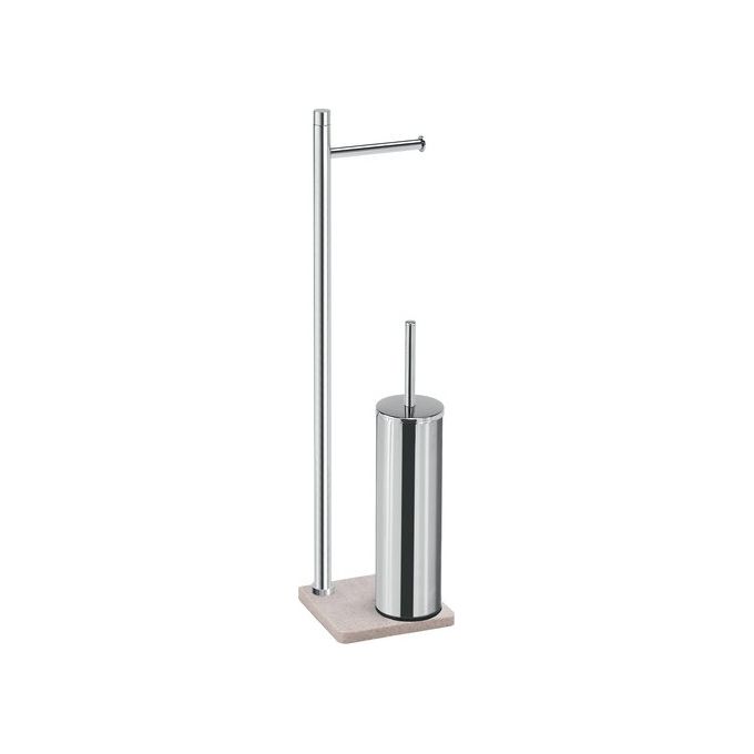 Gedy Colonna Attrezzata Wc Tania Cromo e Beige