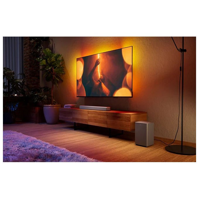 Philips TAB5601-10 Soundbar 2.1 Wireless Bluetooth 290 W con Subwoofer Wireless Nero