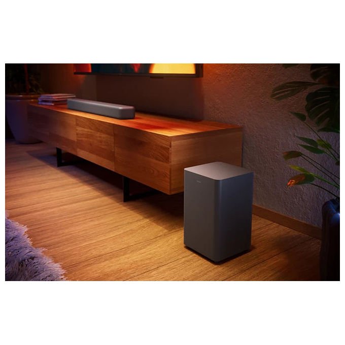 Philips TAB5601-10 Soundbar 2.1 Wireless Bluetooth 290 W con Subwoofer Wireless Nero