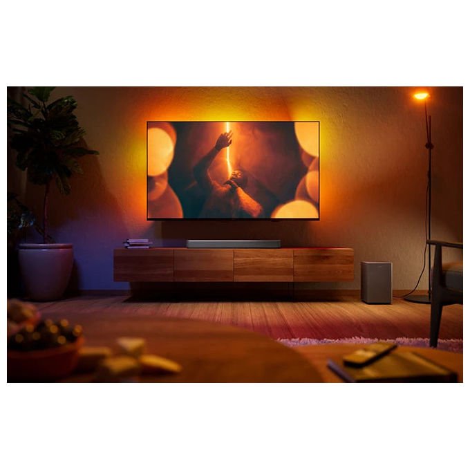 Philips TAB5601-10 Soundbar 2.1 Wireless Bluetooth 290 W con Subwoofer Wireless Nero