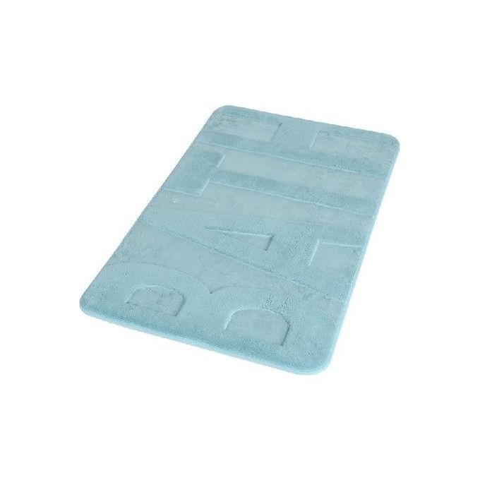 Idro Bric Tappeto per il Bagno Memory 40x75cm in Tessuto Polyestere Bath Azzurro Aquasanit