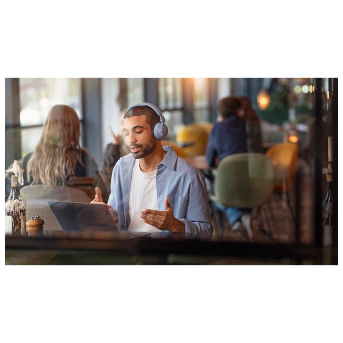 Philips TAH4000BL-00 Cuffie On-Ear Wireless Bluetooth 6.0 Multipoint Driver 32mm 70h Autonomia Ricarica Rapida colore Blu