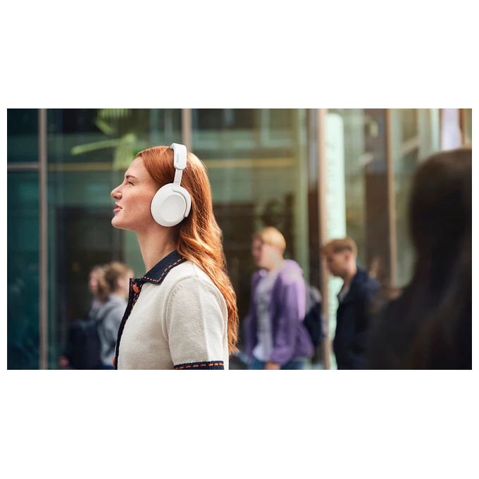 Philips TAH6000WT-00 Cuffie Over-ear con Cancellazione Attiva del Rumore Bluetooth 6.0 80 ore di autonomia colore Bianco