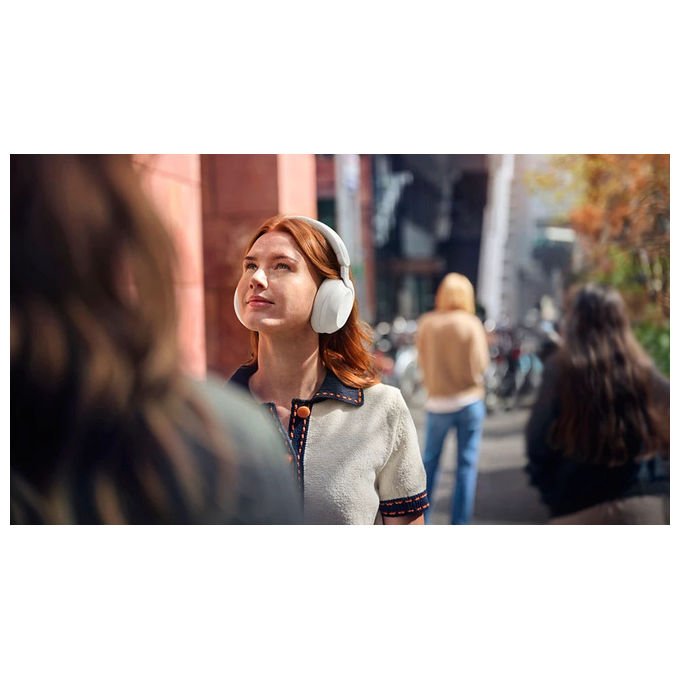Philips TAH6000WT-00 Cuffie Over-ear con Cancellazione Attiva del Rumore Bluetooth 6.0 80 ore di autonomia colore Bianco