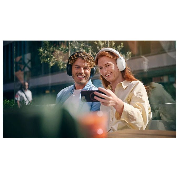 Philips TAH6000WT-00 Cuffie Over-ear con Cancellazione Attiva del Rumore Bluetooth 6.0 80 ore di autonomia colore Bianco