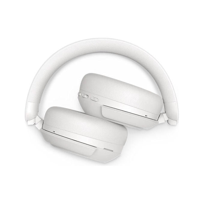 Philips TAH6000WT-00 Cuffie Over-ear con Cancellazione Attiva del Rumore Bluetooth 6.0 80 ore di autonomia colore Bianco