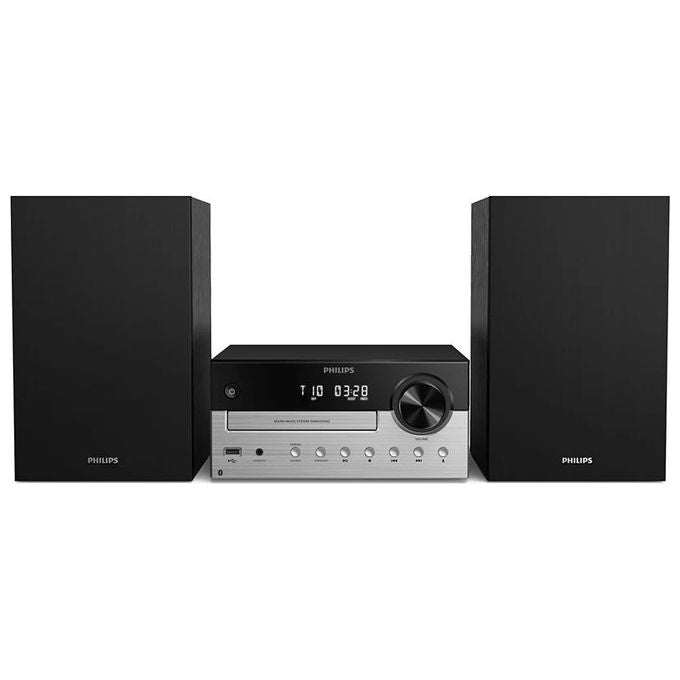 Philips TAM4205M2-12 Microsistema audio per la casa 80 W Bluetooth 5.4 Lettore CD USB Radio FM colore Nero Argento