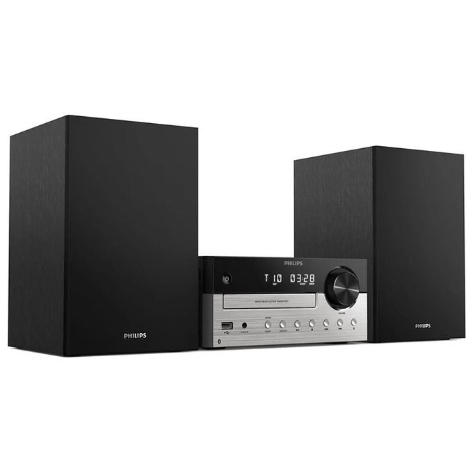 Philips TAM4205M2-12 Microsistema audio per la casa 80 W Bluetooth 5.4 Lettore CD USB Radio FM colore Nero Argento