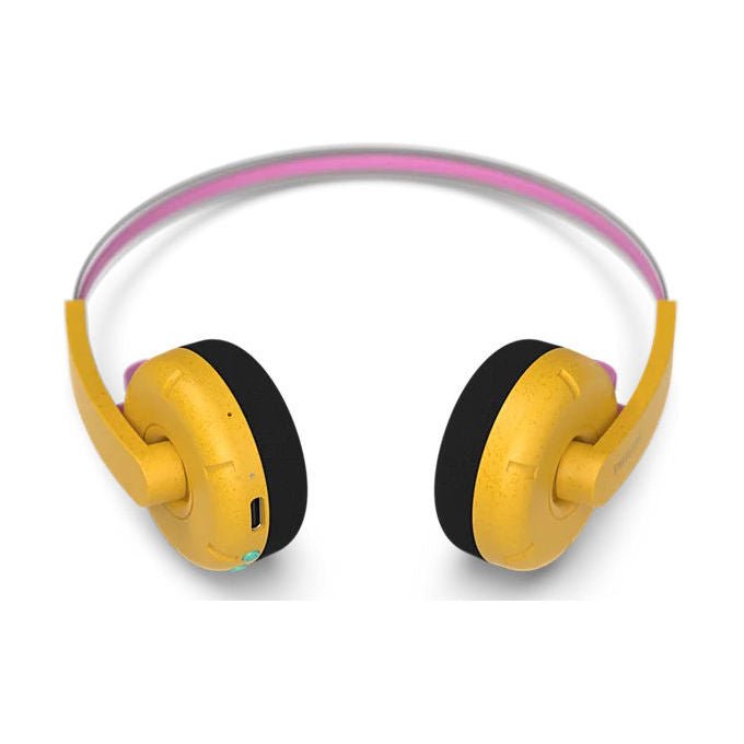 Philips TAMS1YL-00 Moving Sound Cuffie On ear Bluetooth 6 USB C 26 ore autonomia microfono integrato colore Giallo